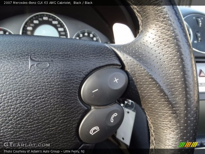 Black / Black 2007 Mercedes-Benz CLK 63 AMG Cabriolet