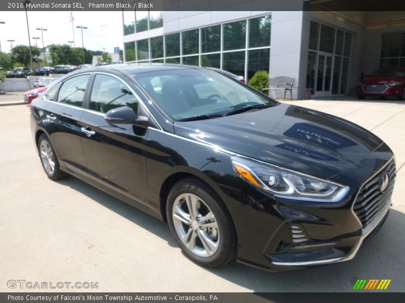 Phantom Black / Black 2018 Hyundai Sonata SEL