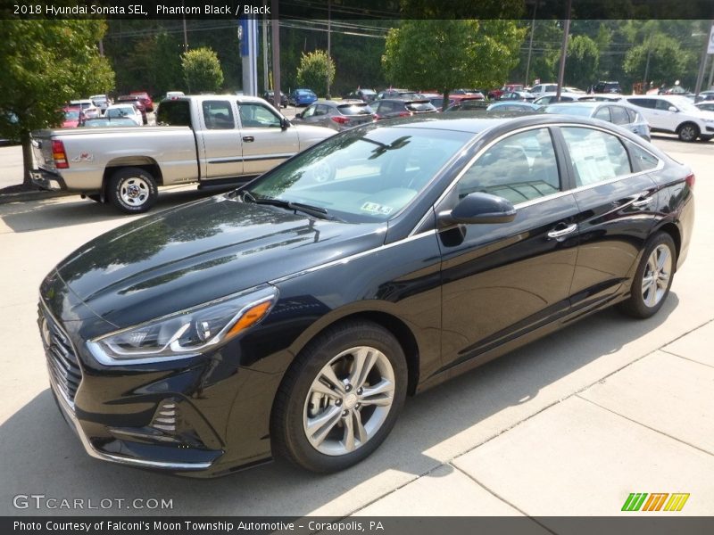 Phantom Black / Black 2018 Hyundai Sonata SEL