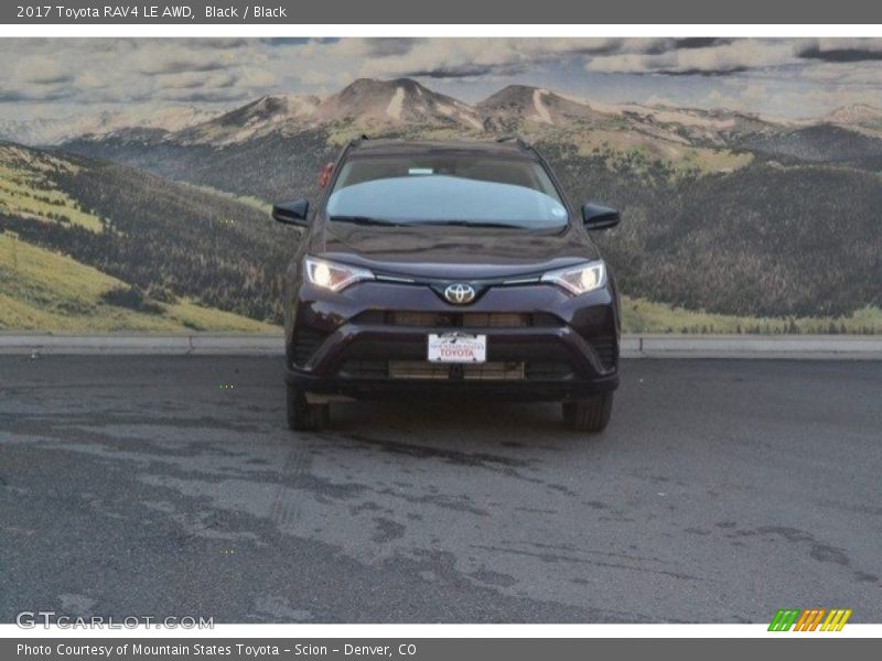 Black / Black 2017 Toyota RAV4 LE AWD