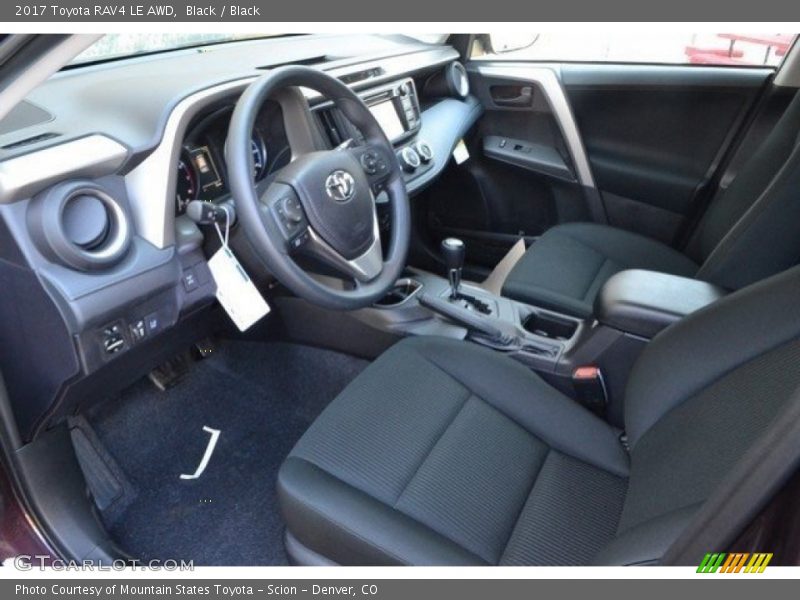 Black / Black 2017 Toyota RAV4 LE AWD