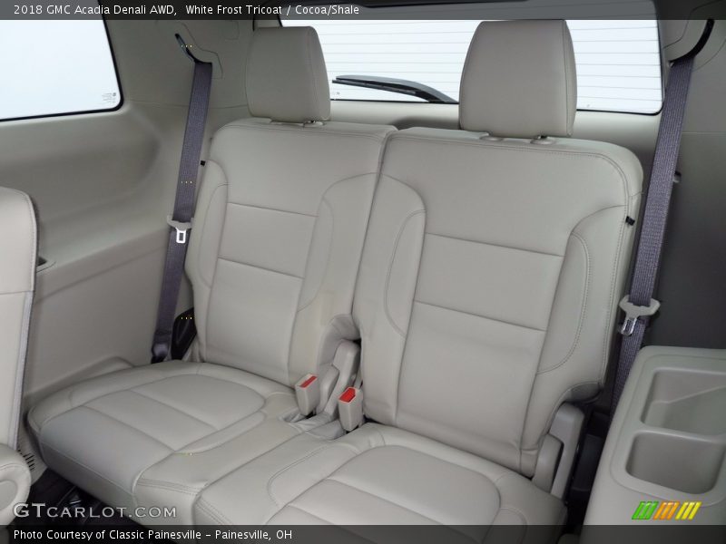 White Frost Tricoat / Cocoa/Shale 2018 GMC Acadia Denali AWD