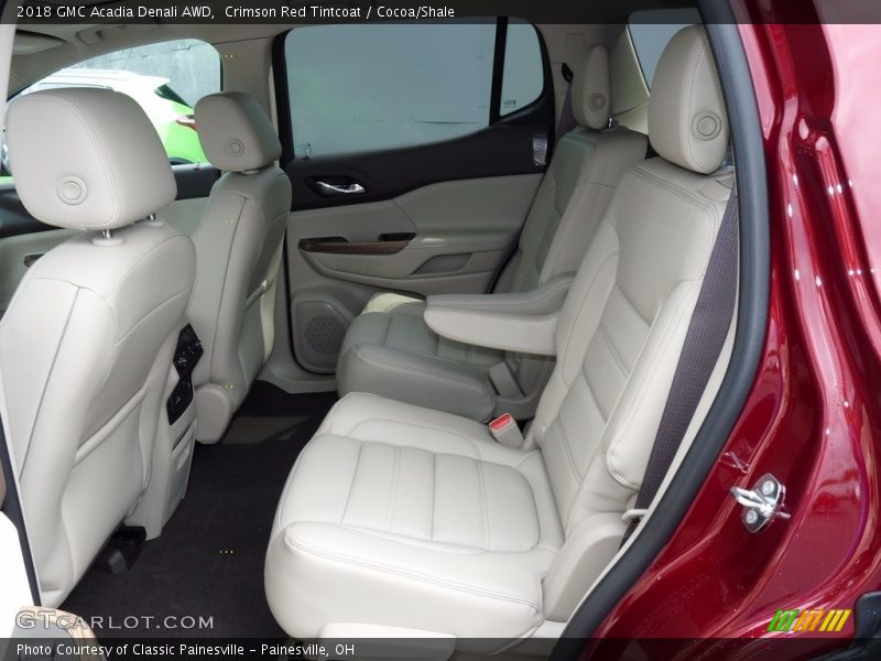 Crimson Red Tintcoat / Cocoa/Shale 2018 GMC Acadia Denali AWD