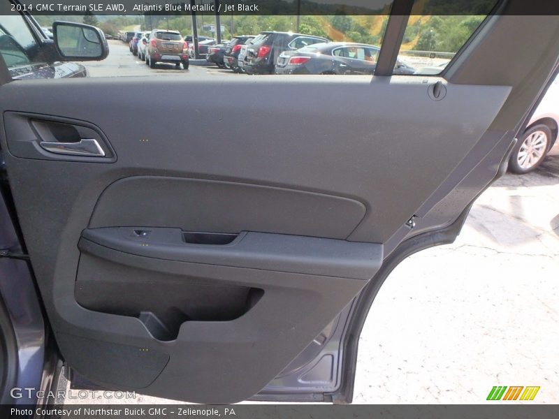 Atlantis Blue Metallic / Jet Black 2014 GMC Terrain SLE AWD