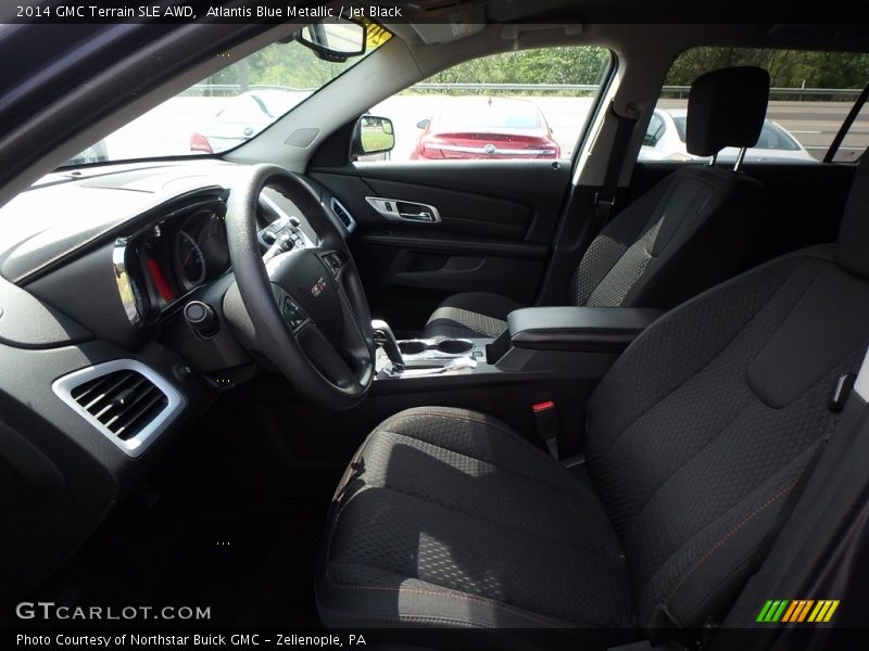 Atlantis Blue Metallic / Jet Black 2014 GMC Terrain SLE AWD