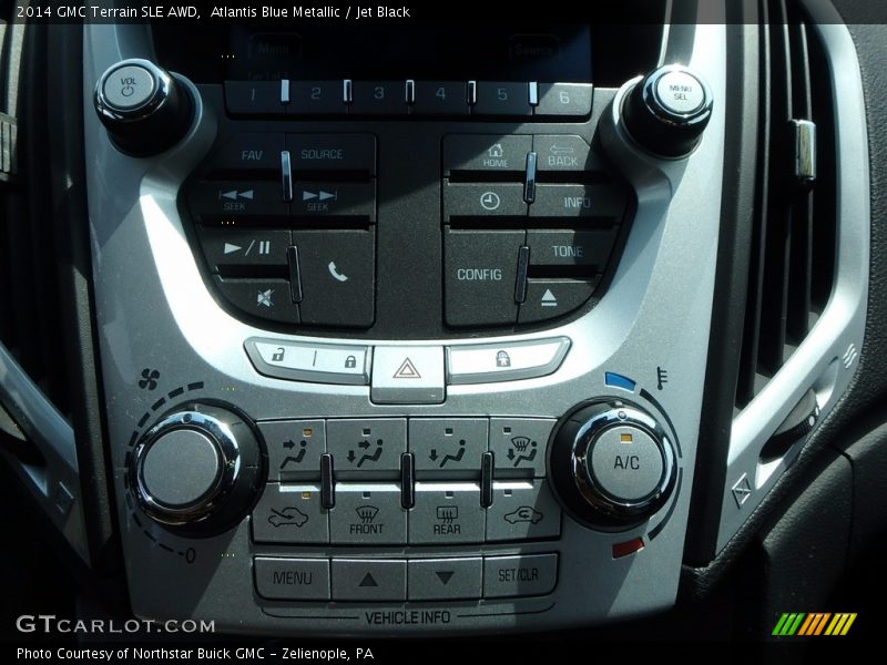 Atlantis Blue Metallic / Jet Black 2014 GMC Terrain SLE AWD