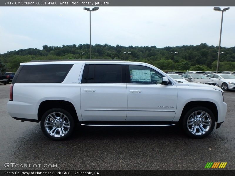 White Frost Tricoat / Jet Black 2017 GMC Yukon XL SLT 4WD