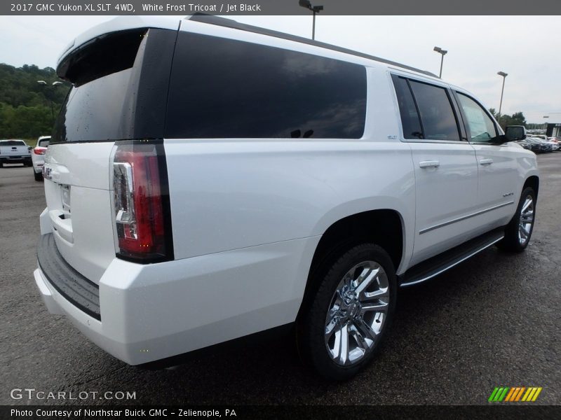 White Frost Tricoat / Jet Black 2017 GMC Yukon XL SLT 4WD