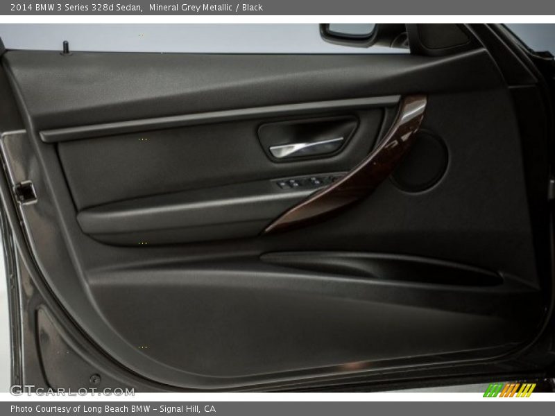 Mineral Grey Metallic / Black 2014 BMW 3 Series 328d Sedan