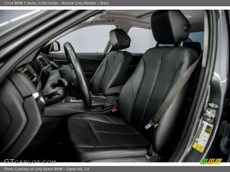 Mineral Grey Metallic / Black 2014 BMW 3 Series 328d Sedan