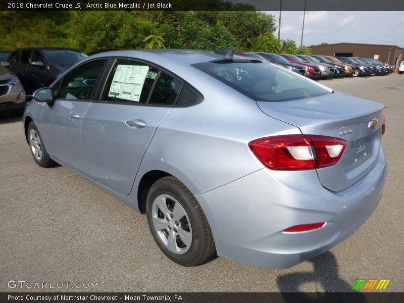 Arctic Blue Metallic / Jet Black 2018 Chevrolet Cruze LS