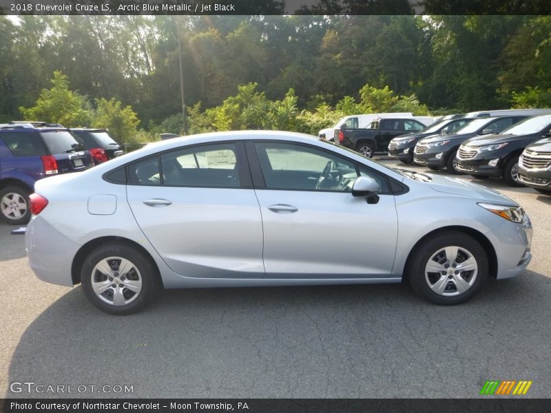 Arctic Blue Metallic / Jet Black 2018 Chevrolet Cruze LS