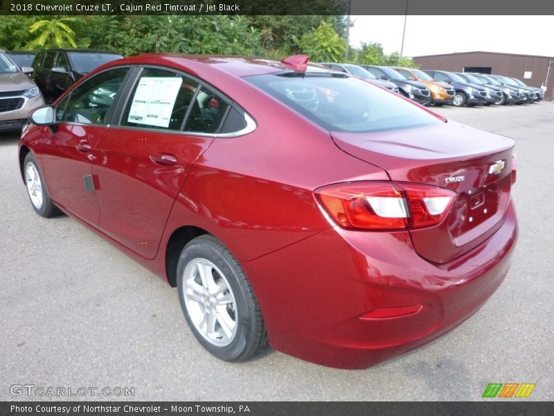 Cajun Red Tintcoat / Jet Black 2018 Chevrolet Cruze LT