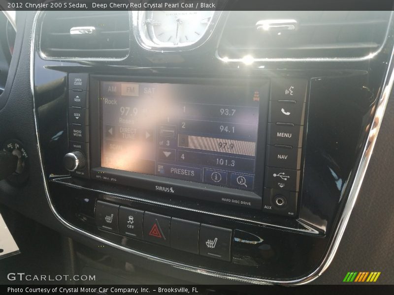 Deep Cherry Red Crystal Pearl Coat / Black 2012 Chrysler 200 S Sedan