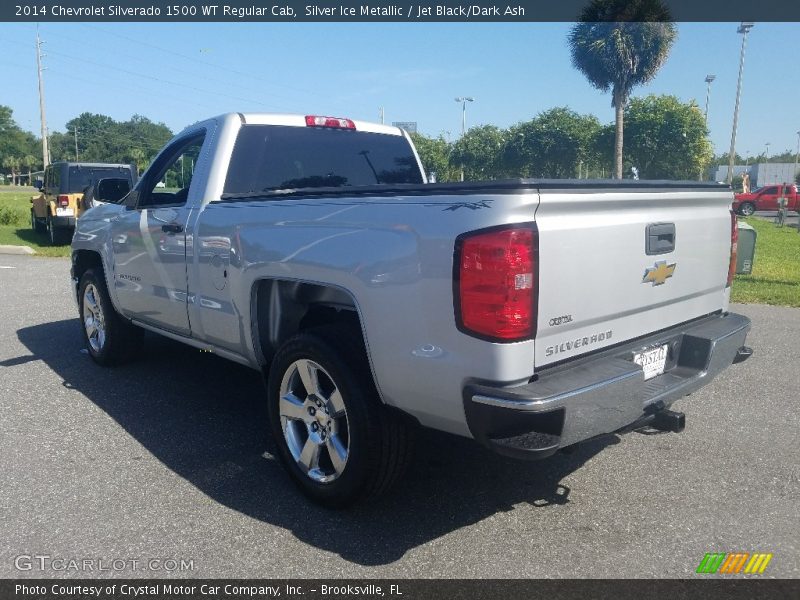 Silver Ice Metallic / Jet Black/Dark Ash 2014 Chevrolet Silverado 1500 WT Regular Cab