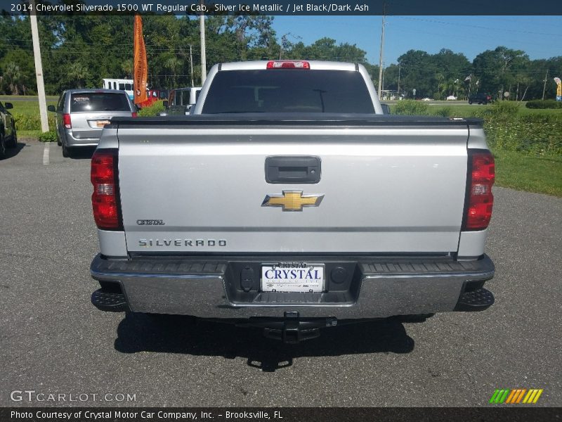Silver Ice Metallic / Jet Black/Dark Ash 2014 Chevrolet Silverado 1500 WT Regular Cab