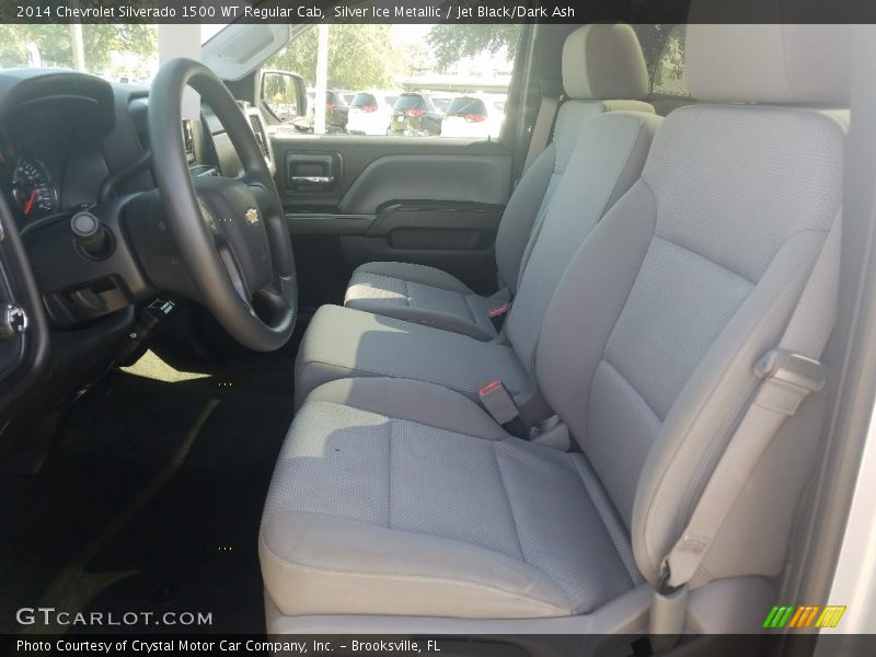 Silver Ice Metallic / Jet Black/Dark Ash 2014 Chevrolet Silverado 1500 WT Regular Cab