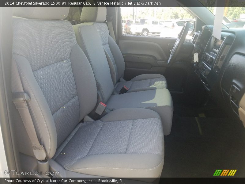 Silver Ice Metallic / Jet Black/Dark Ash 2014 Chevrolet Silverado 1500 WT Regular Cab