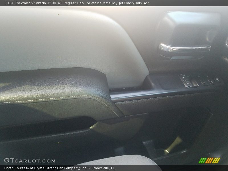 Silver Ice Metallic / Jet Black/Dark Ash 2014 Chevrolet Silverado 1500 WT Regular Cab