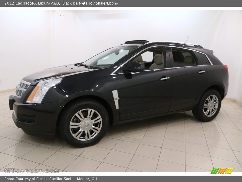 Black Ice Metallic / Shale/Ebony 2012 Cadillac SRX Luxury AWD