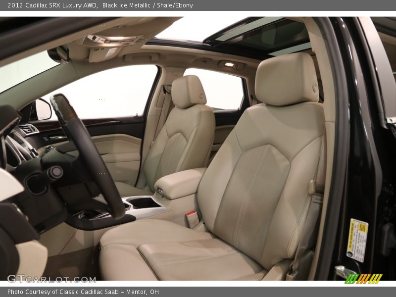 Black Ice Metallic / Shale/Ebony 2012 Cadillac SRX Luxury AWD
