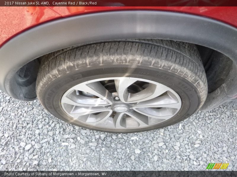 Cayenne Red / Black/Red 2017 Nissan Juke SL AWD