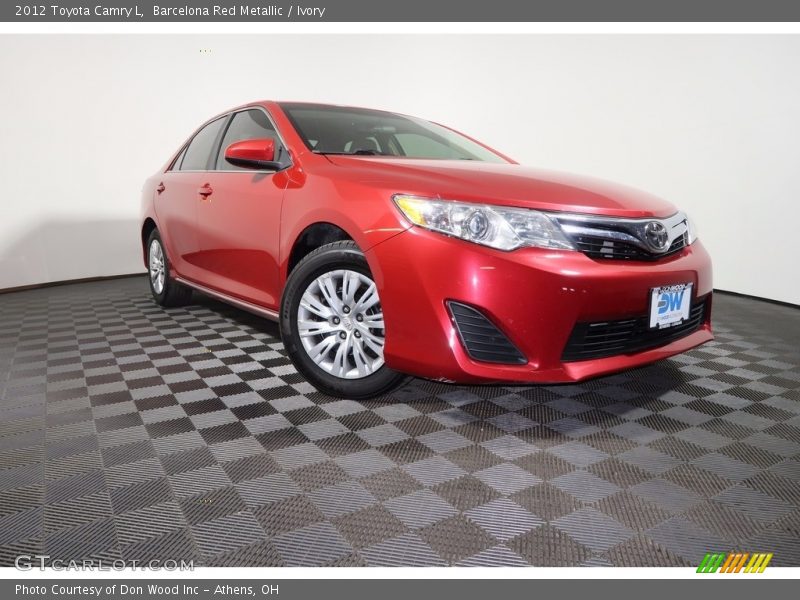 Barcelona Red Metallic / Ivory 2012 Toyota Camry L