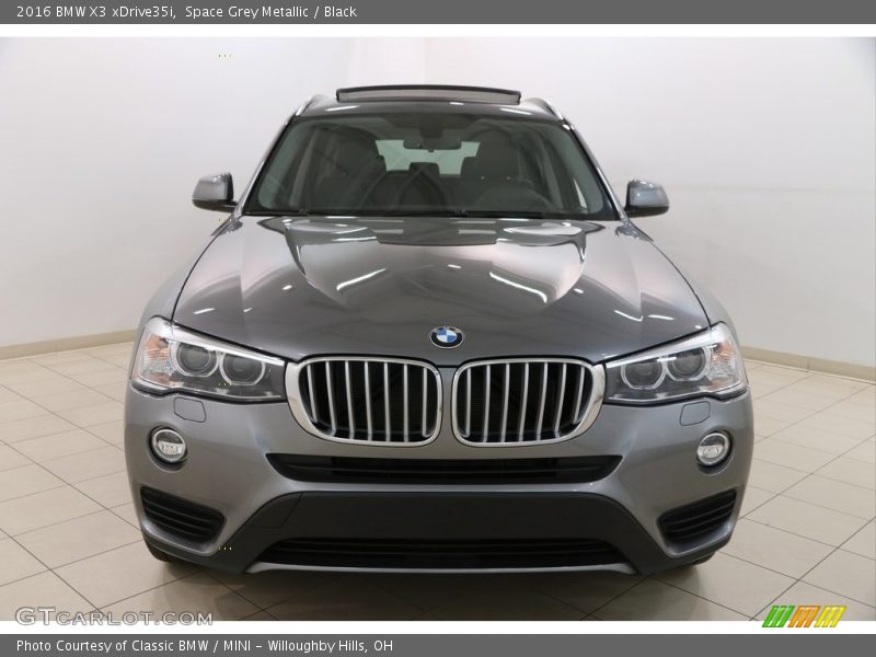 Space Grey Metallic / Black 2016 BMW X3 xDrive35i