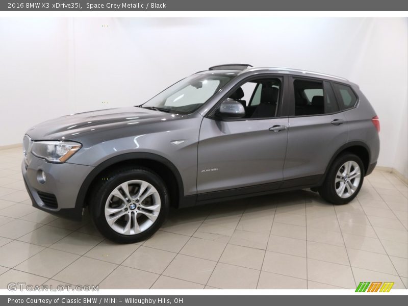 Space Grey Metallic / Black 2016 BMW X3 xDrive35i