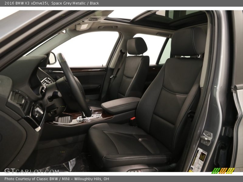 Space Grey Metallic / Black 2016 BMW X3 xDrive35i