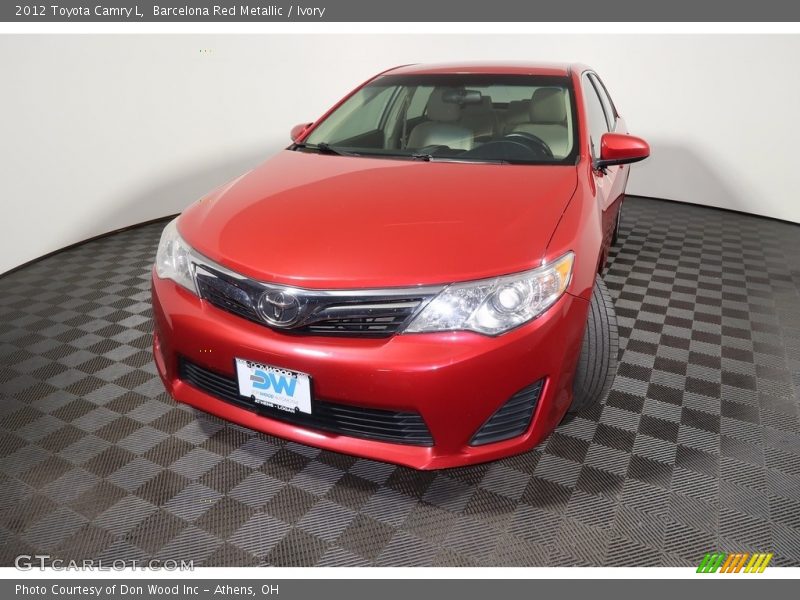 Barcelona Red Metallic / Ivory 2012 Toyota Camry L