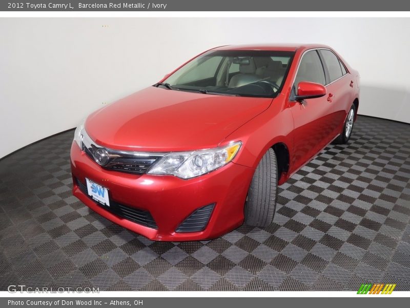 Barcelona Red Metallic / Ivory 2012 Toyota Camry L