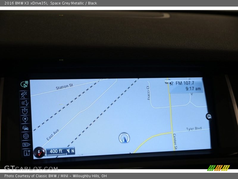 Space Grey Metallic / Black 2016 BMW X3 xDrive35i