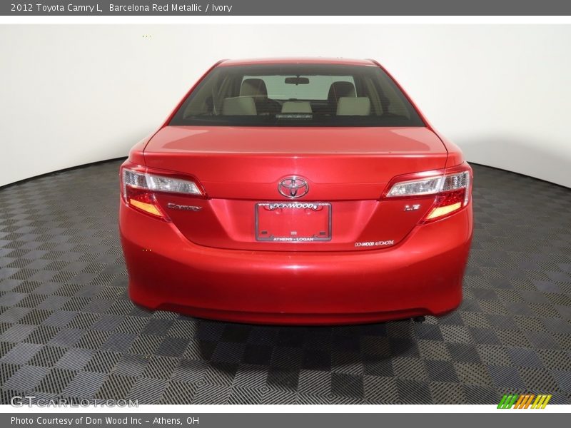 Barcelona Red Metallic / Ivory 2012 Toyota Camry L