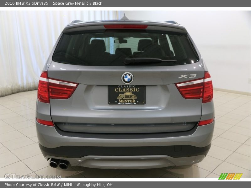 Space Grey Metallic / Black 2016 BMW X3 xDrive35i