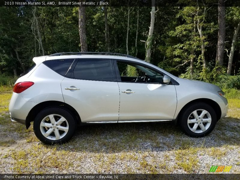 Brilliant Silver Metallic / Black 2010 Nissan Murano SL AWD