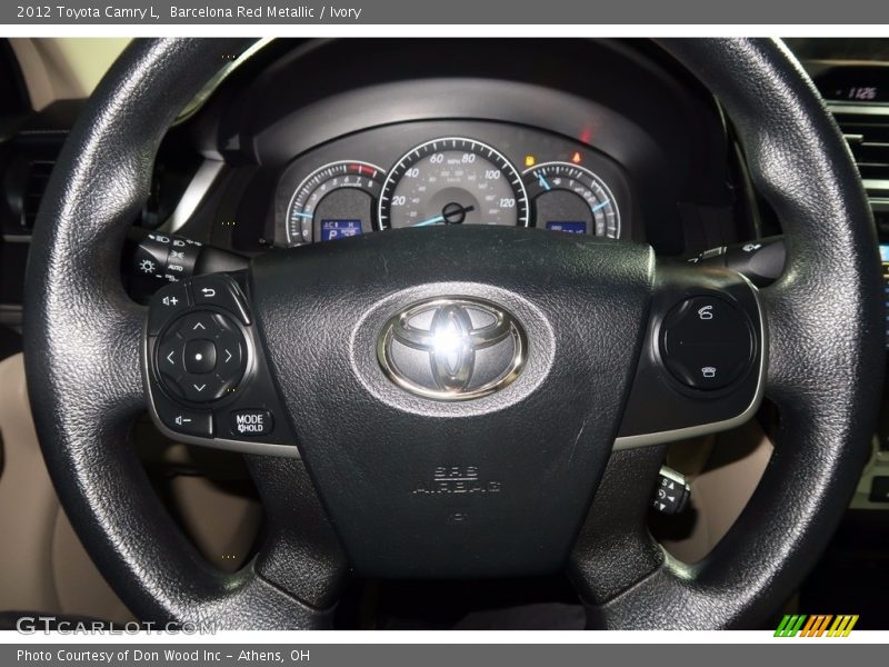 Barcelona Red Metallic / Ivory 2012 Toyota Camry L