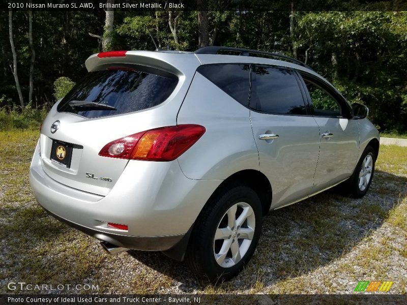 Brilliant Silver Metallic / Black 2010 Nissan Murano SL AWD