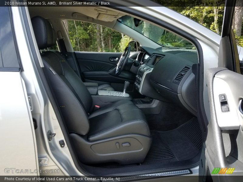 Brilliant Silver Metallic / Black 2010 Nissan Murano SL AWD