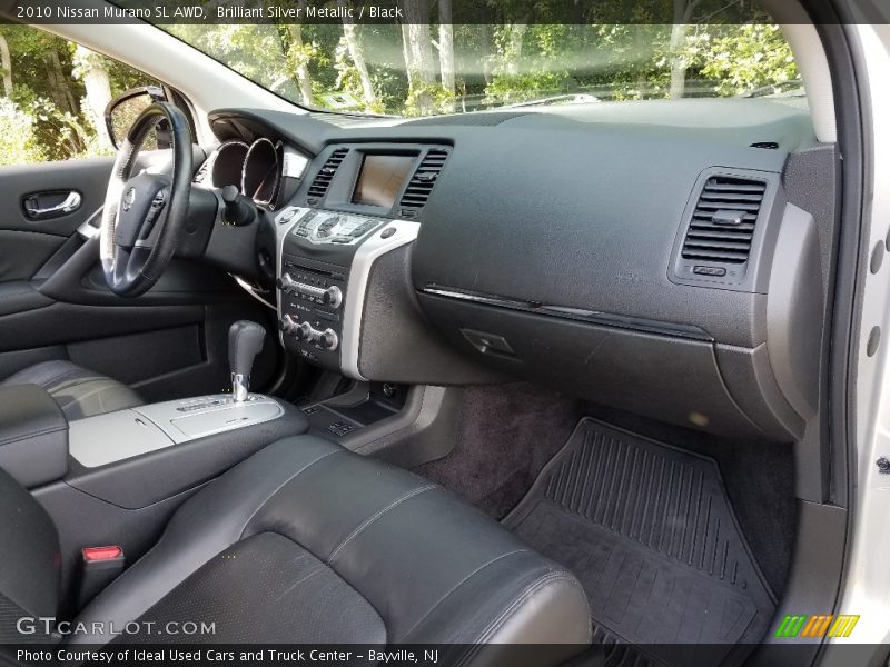 Brilliant Silver Metallic / Black 2010 Nissan Murano SL AWD