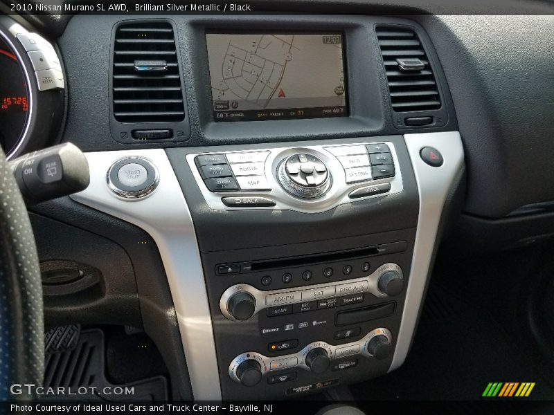 Brilliant Silver Metallic / Black 2010 Nissan Murano SL AWD