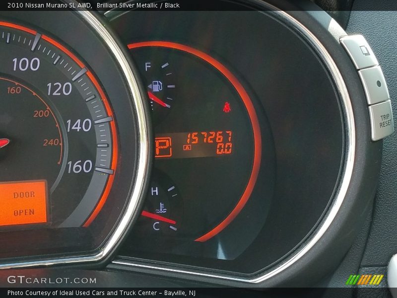 Brilliant Silver Metallic / Black 2010 Nissan Murano SL AWD