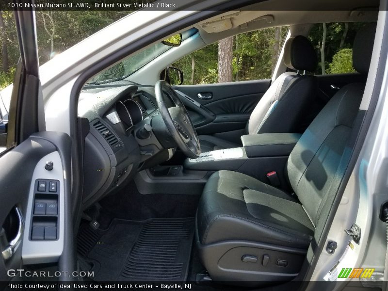 Brilliant Silver Metallic / Black 2010 Nissan Murano SL AWD