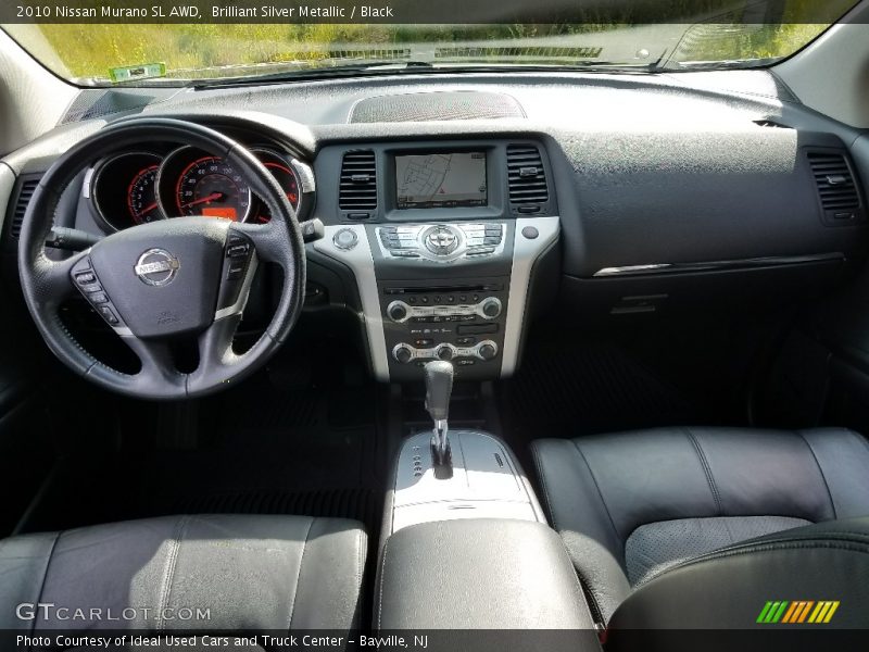Brilliant Silver Metallic / Black 2010 Nissan Murano SL AWD