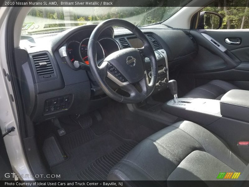 Brilliant Silver Metallic / Black 2010 Nissan Murano SL AWD