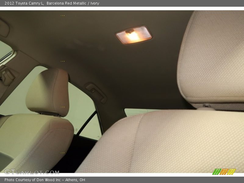 Barcelona Red Metallic / Ivory 2012 Toyota Camry L