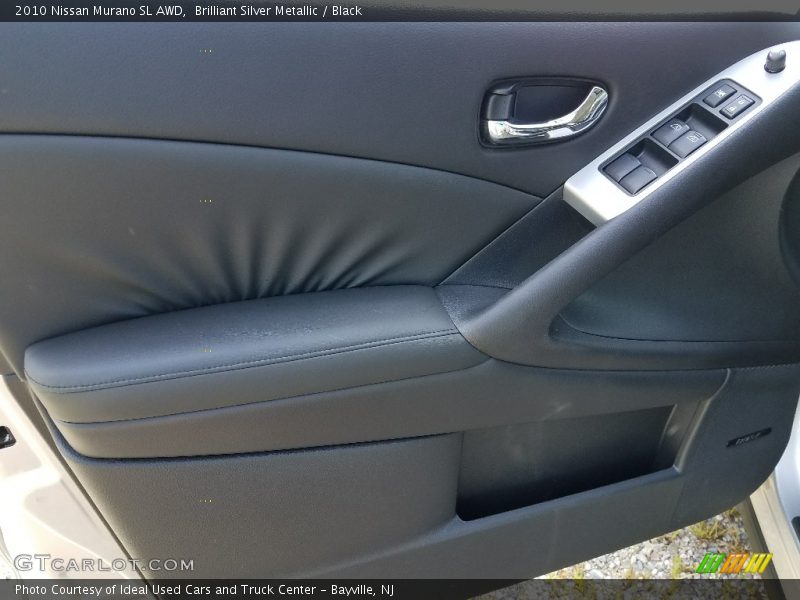 Brilliant Silver Metallic / Black 2010 Nissan Murano SL AWD