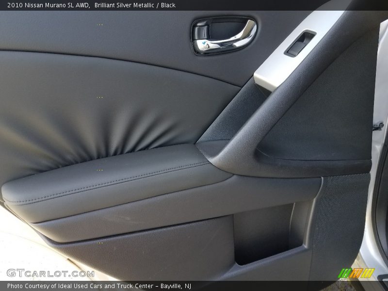 Brilliant Silver Metallic / Black 2010 Nissan Murano SL AWD