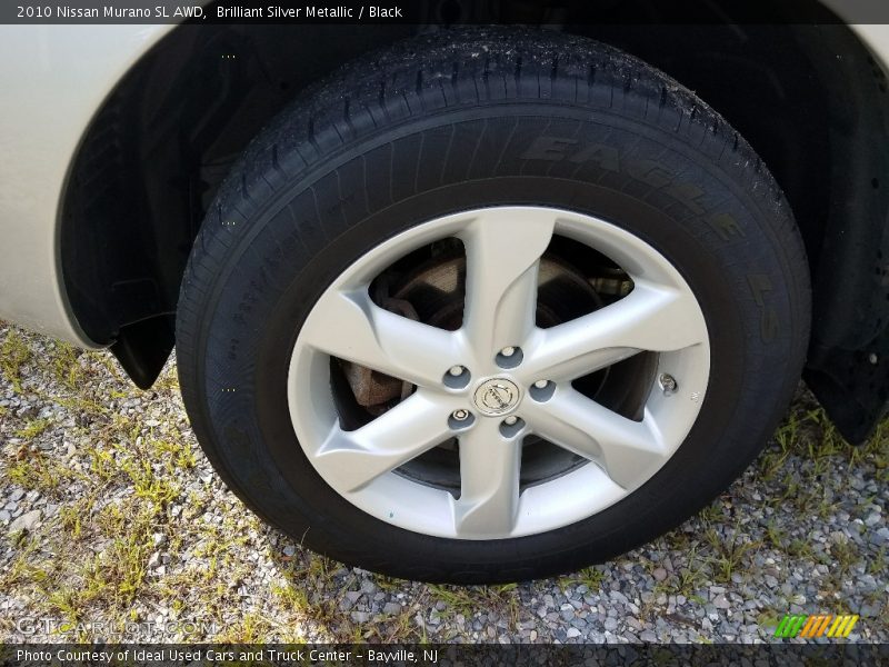 Brilliant Silver Metallic / Black 2010 Nissan Murano SL AWD