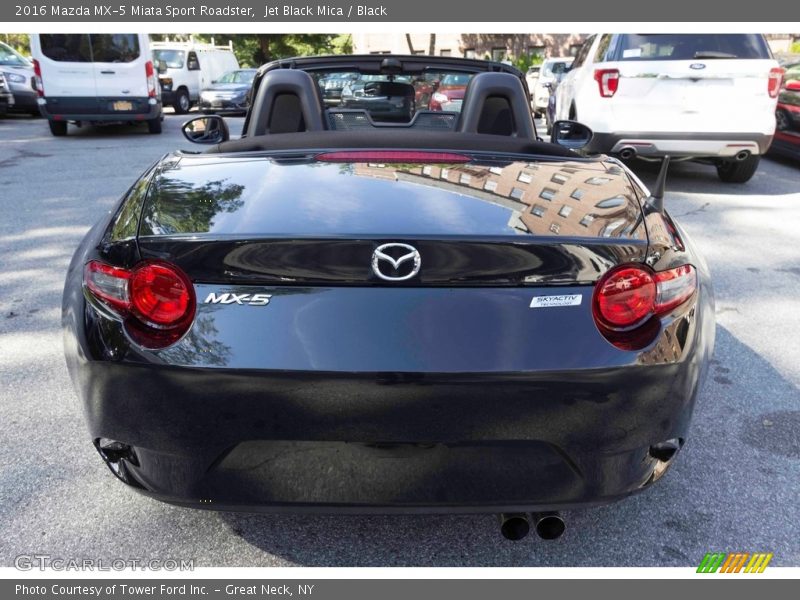 Jet Black Mica / Black 2016 Mazda MX-5 Miata Sport Roadster